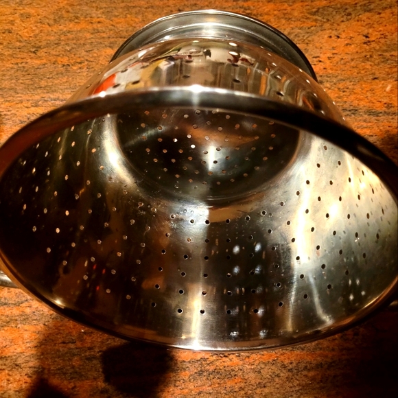 Two 3 QT Stainless Steel Colander Set of 2 - Picture 7 of 10